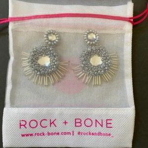 ROCK + BONE Silver Earrings